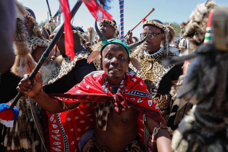 Zulu New King Coronation Thousands of South Africans gathered to grace